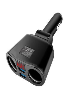 Buy Dual USB Charger 2 Way Car Lighter Socket Splitter Adapter DC 12V 3.1A in Saudi Arabia