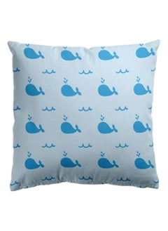 Buy Home Decorative Cushion White/Blue 45x45centimeter in UAE