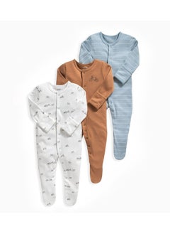 Buy Cotton Newborn Onesie Baby Clothes Three-Piece Set in Saudi Arabia