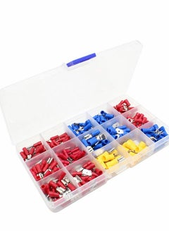 Buy Nylon Spade Quick Disconnect Connectors Kit, 280pcs/set 2.8mm /4.8mm/6.3mm Male/Female Insulated Terminals Crimp Wire Connector in Saudi Arabia