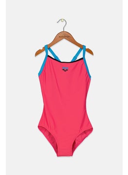 Buy Women Pull Over One Piece Swimsuit, Pink and Blue in Saudi Arabia