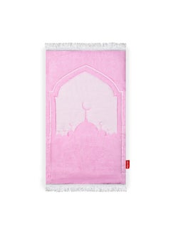 Buy Printed Fiber Padded Prayer Mat- Pink Mosque in Egypt