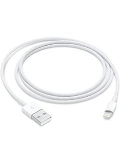 اشتري كابل Lightning إلى USB بطول 1 متر و8 سنون إلى كابل شاحن مزامنة بيانات USB لهاتف iPhone باللون الأبيض في السعودية
