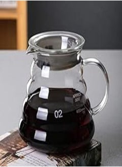 اشتري Glass Cloud Coffee Pot, Manual Sharing Pot, Household Coffee Tools في مصر