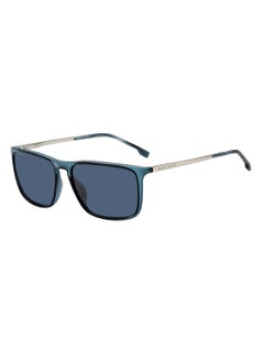 Buy UV Protection Rectangular Sunglasses BOSS 1182/S/IT  BLUE 57 in Saudi Arabia