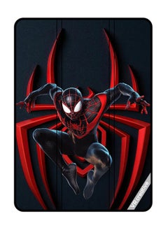 اشتري Protective Smart Folio Flip Case Cover For Samsung Galaxy Tab S7 Fe Spiderman Design Multicolour في الامارات