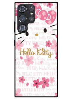 Buy Protective Case Cover For Samsung Galaxy S22 Ultra Hello Kitty in Saudi Arabia