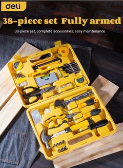 Buy 38 Pieces Heavy Duty Tool Kit for Home & Office Use in UAE