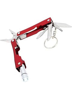 Buy Mini 8-In-1 Stainless Multitool Pliers With Flashlight For Outdoor Camping in Egypt