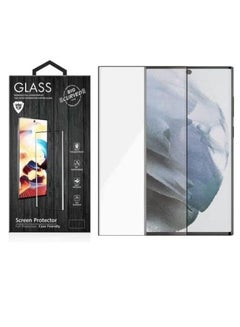 Buy Samsung S22 Ultra 9H Full Glue Screen Protector Premium -Black in UAE