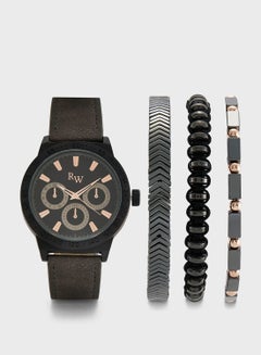 Buy Watch And Multi Bracelet Gift Set in Saudi Arabia