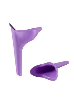 Buy Portable Women Camping Urine Device Funnel Urinal Female Travel Urination Toilet Stand Up Pee Soft in UAE