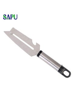Buy Stainless Steel Peeling Knife Bottle Opener Multifunctional Fruit Knife Peeler Grater Melon And Fruit Knife 2 Pcs in UAE