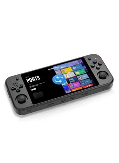 Buy RG552 Handheld Android/Linux Dual System Game Console, High-Speed EMMC 5.1, Built-in 6400 mAh Battery, 5.36-inch Touch Screen (16+128GB, 21000+ Games, Black) in UAE