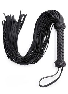 Buy Horse Whip Handmade Leather Black Whip, Horse Riding Whip Crop for Set Stage Performance Costume Accessories in Saudi Arabia