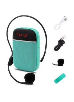 Buy Portable Bluetooth Voice Amplifier, Rechargeable Wired Mini Speaker with Microphone, Use in Classroom, Meeting, Promotions and Outdoor Activities, for Teachers, Tour Guides, Coaches and More(Blue) in Saudi Arabia