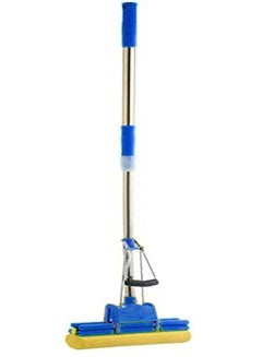 Buy Stainless Steel Telescopic Pole Absorbent  Sponge Mop in UAE
