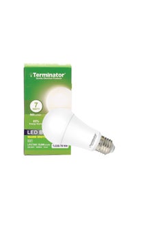 Buy Terminator LED Bulb 7W Warm White E-27 TLEDB-7W-WW in UAE