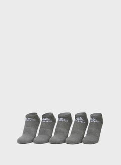 Buy 3 Pack Logo Detail Ankle Socks in UAE