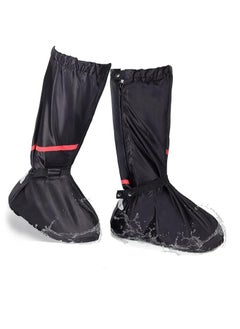 Buy Waterproof Shoe Covers Reusable Foldable Rain Boot Shoe Cover Overshoes Non-Slip Reusable Rain Gear for Men Women(L) in Saudi Arabia