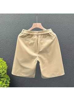 Buy High-Quality Washed Cotton Mens White Summer Shorts Khakis [Washed Cotton]] in Saudi Arabia