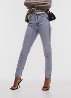 Buy High Waist Mom Jeans in Saudi Arabia