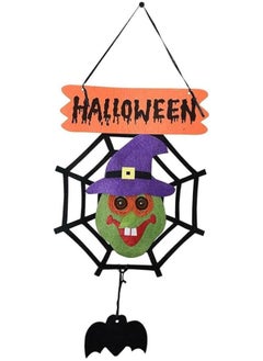 اشتري Stellar Stores Halloween Hanging Decoration Sign, Halloween Sign, Trick Or Treat, Pumpkin Skull, Ghost Horror, For Living Room, Home Decoration, Office Decoration, Party Supplies (Spider Web Witch) في مصر