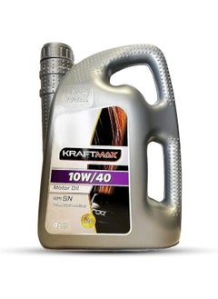 Buy Kraft Max Motor oil  - 4L -   API:SN - 10w40 in Egypt