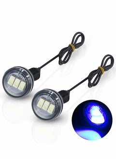 اشتري Motorcycle Spotlight, 2Pcs Mirror Front Light, for Motorbike Truck Je-ep Car Boat Auxiliary Lights, Blue في الامارات