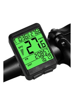 Buy Bicycle Speedometer, Wireless Bike Computer, Multifunctional Bicycle Odometer, Waterproof Bike Computer, with Large Backlight LCD Display, for Tracking Distance and Speed Time in Saudi Arabia