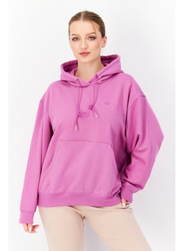 Buy Women Sportswear Fit Long Sleeve Outdoor Hoodie, Purple in UAE