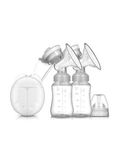 Buy Electric Double Breast Pumps, Hand-Free & Rechargeable Portable Breast Pump, Safe Milk Storage, Pain Free, Strong Suction (White) in UAE