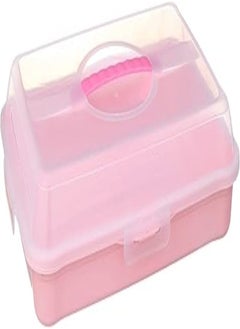 Buy Touch blast plastic cake case with lid - multi color in Egypt