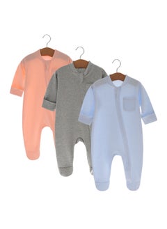 Buy Long Sleeve Foot Cover Crawling Suit for Infants in Saudi Arabia