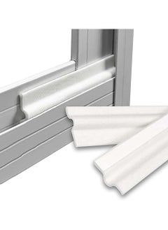 Buy 78.74 Inch Weather Stripping Seal Strip Self-Adhesive Window Draft Stopper Foam Window Gap Sealing Strip Soundproof Winter Insulation for Windows and Doors (White) in Saudi Arabia