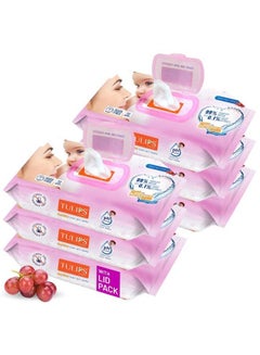 اشتري Sensitive Baby Wet Wipes Lid Pack (72 Wipes X 6 Pack) For Gentle Cleaning Moisturising Rash Free 99% Purified Water With Grapefruit Extracts في السعودية