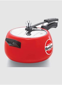 Buy 5Liters Contura Aluminium Hard Anodised Pressure Cooker Gas Stovetop Compatible Red/Silver 5 liter Red/Silver in Saudi Arabia