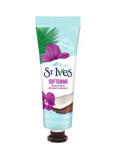 Buy Softening Coconut And Orchid Hand Cream White 30ml in UAE