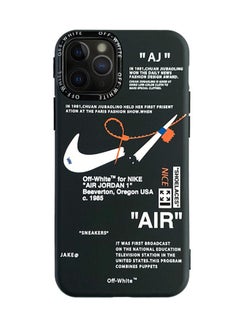 Buy Protective Case Cover For Apple iPhone 13 Pro Max Nike off-White Case Black in UAE