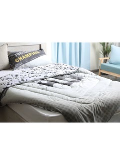 اشتري Street Football 2-piece Comforter Set 150x200cm - Grey في الامارات