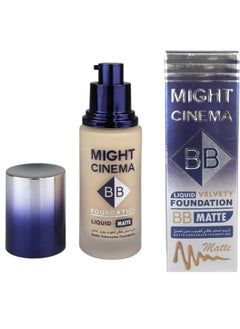 Buy Might Cinema BB Cream Liquid Foundation, matte, non-clumping and waterproof (102) in Egypt