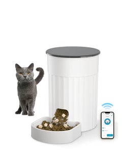 اشتري Automatic Cat Feeders with APP: WiFi Pet Smart Dry Food Dispenser with Alexa & Scene Missions,Timed Auto Pet Feeder for Cats, Rabbits & Small Dogs Up to 10 Meals Per Day (12Cup/3L) في الامارات