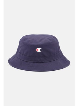 Buy Men Brand Logo Bucket Hat, Navy in Saudi Arabia