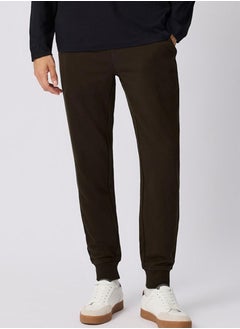 اشتري Men's French Terry Joggers - Brown في السعودية