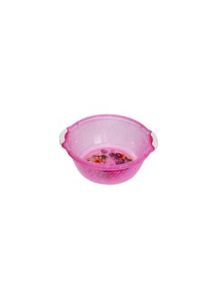 Buy Kenzi plastic plate, 25 cm, round, medium, multi-colored, Khurshid, 02233 in Egypt