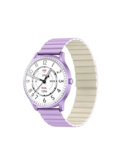 Buy Kieslect Lora Lady Calling Watch, Stable BT 5.2 Calling, Double Straps (Magnetic Strap) - Purple in Egypt