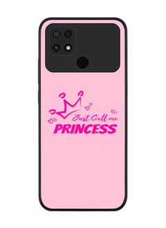 اشتري Rugged Black edge case for Xiaomi Poco C40 Slim fit Soft Case Flexible Rubber Edges Anti Drop TPU Gel Thin Cover - Just call me princess في الامارات