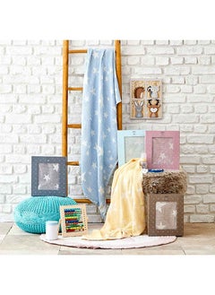 Buy Karaca Home Baby Star Blue Baby Pique in UAE