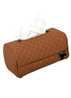 Buy Assafco Car Leather Tissue Holder square embroidery in Egypt