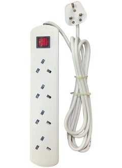 Buy Al Mushkat Power Extension 3 meter 4 Sockets 3500W in Saudi Arabia